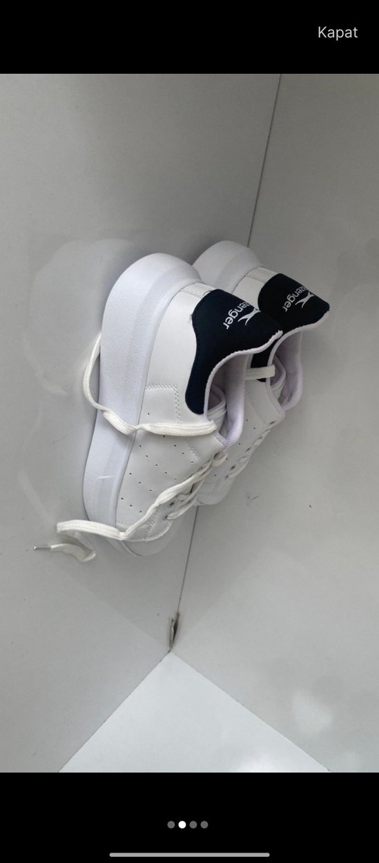 Beyaz Dolgu Topuk Spor Ayakkabı - Görsel 2