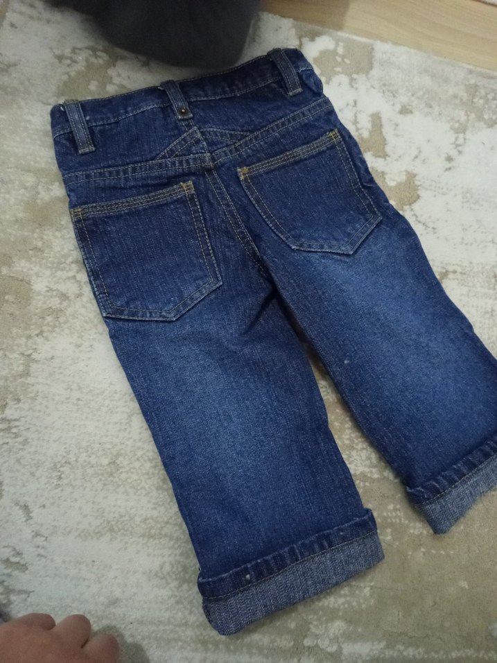 Erkek Çocuk Kot Pantolon 6-9 ay - Görsel 2