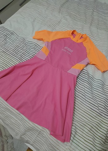 LC Waikiki Pembe Kız Çocuk Kısa Kollu mayo