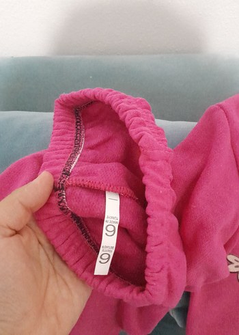 Pembe Baskılı Uzun Kollu Bebek Kıyafet Takımı 6 yas - Görsel 4