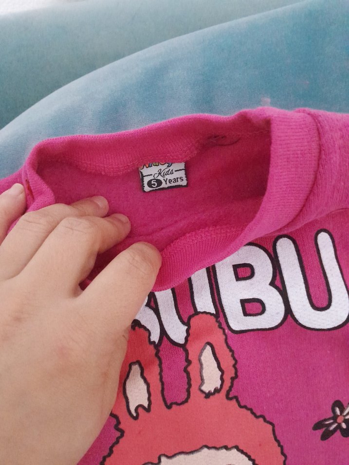 Pembe Kız Bebek Triko Takım Uzun Kollu 5 yas - Görsel 3