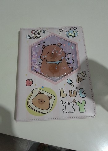 Pastel Kahverengi Ayıcık Desenli Defter cocuk - Görsel 3