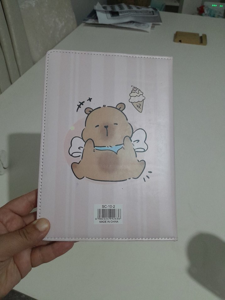 Pastel Kahverengi Ayıcık Desenli Defter cocuk - Görsel 2