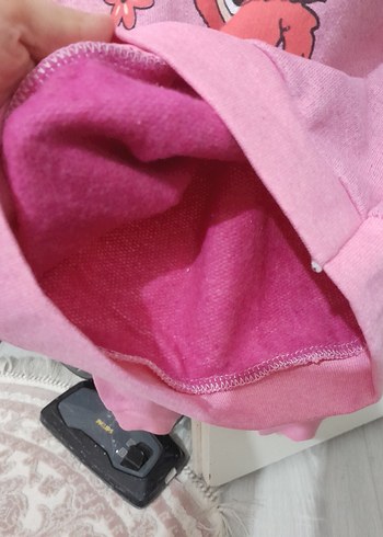 3 yasPembe Baskılı Bebek Kız Takımı - Görsel 4