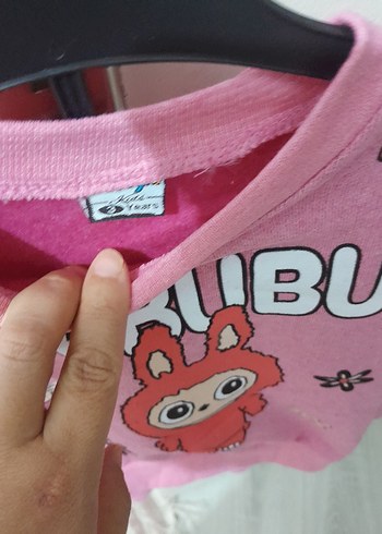 3 yasPembe Baskılı Bebek Kız Takımı - Görsel 3