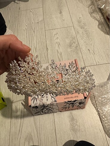 Beden Zirkon taşlı gelin tacı