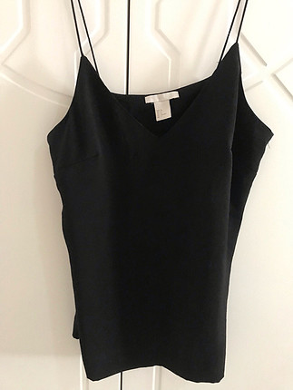 H&M H&M İnce askılı siyah şık üst