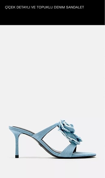 Zara Zara denim topuklu