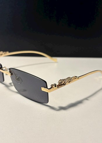 Cartier Unisex Siyah Güneş Gözlüğü
