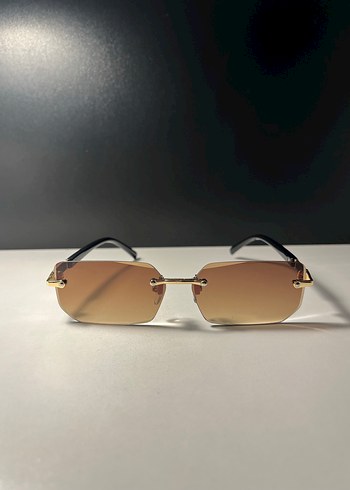 Beden Cartier Unisex Kahverengi Güneş Gözlüğü