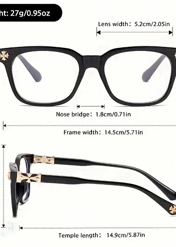 Diğer Chrome Hearts 2li gözlük