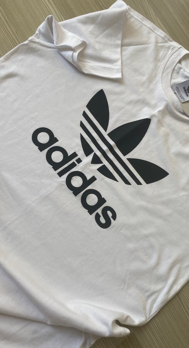 Adidas Erkek Beyaz Baskılı Tişört - Görsel 4
