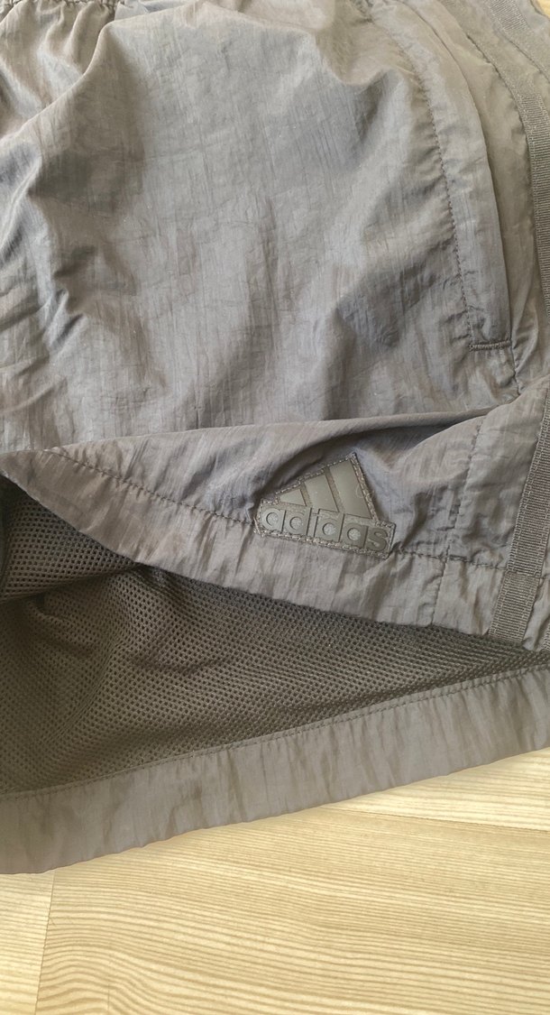 Erkek siyah Kısa Fermuarlı Spor Şort - Görsel 5