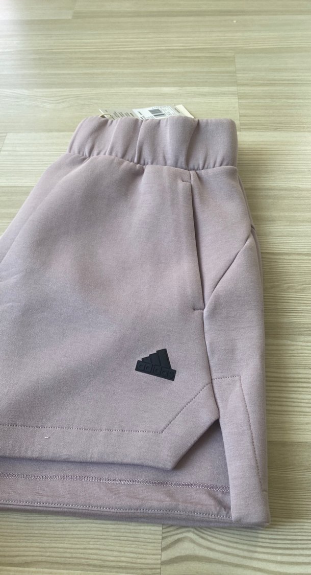 Lila-Gri arası Rahat Kesim Şort - Görsel 3