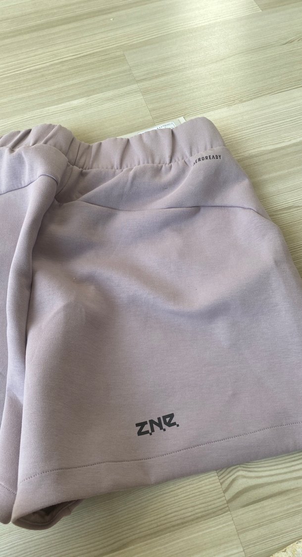 Lila-Gri arası Rahat Kesim Şort - Görsel 2