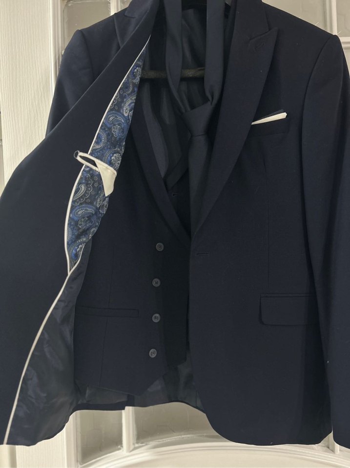 Lacivert damatlık - Görsel 2