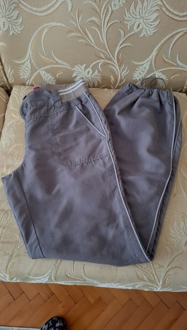 Yazlık Gri Kadın Günlük pantolon - Görsel 2