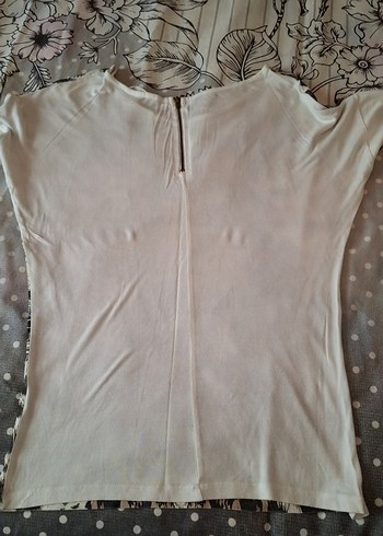 Leopar Desenli Kadın Yarım Kollu Bluz - Görsel 3