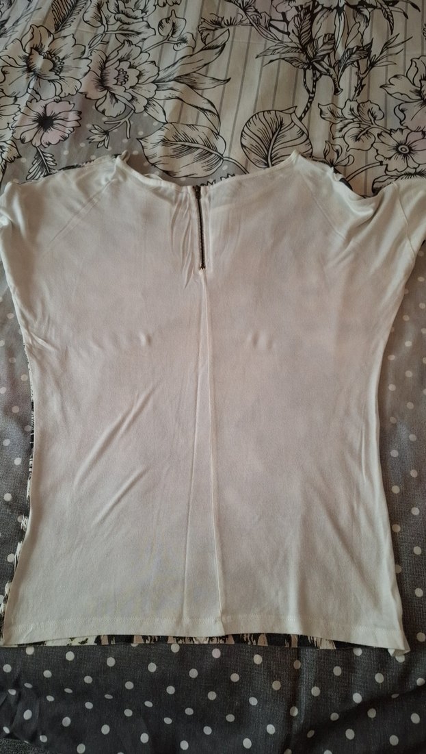 Leopar Desenli Kadın Yarım Kollu Bluz - Görsel 3