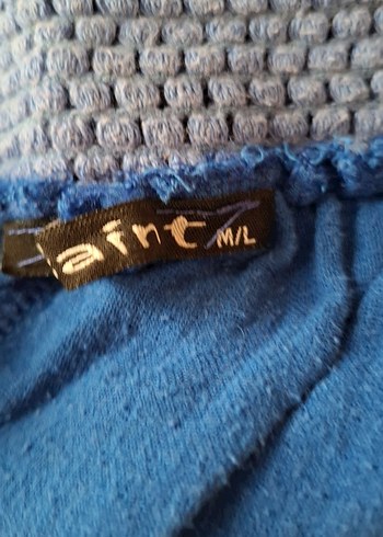 Mavi Bohem Kadın Keten Pantolon - Görsel 5