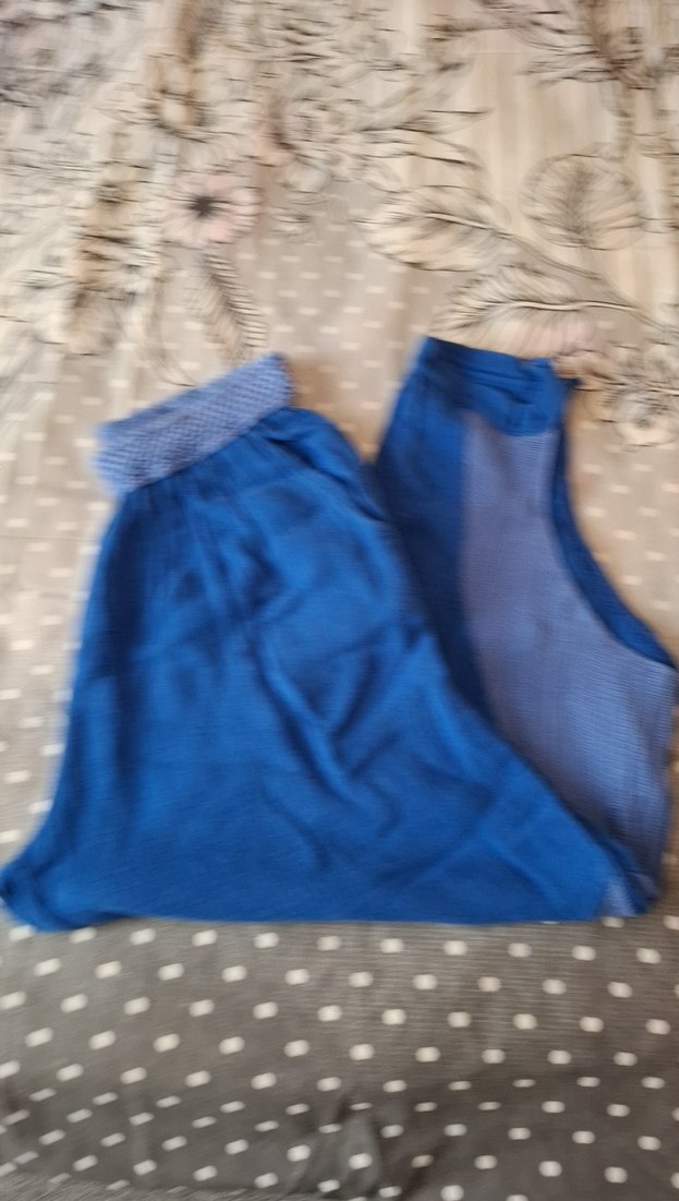 Mavi Bohem Kadın Keten Pantolon - Görsel 2