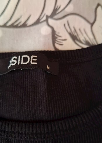 Siyah Kadın Triko Uzun Kollu Sweatshirt - Görsel 2