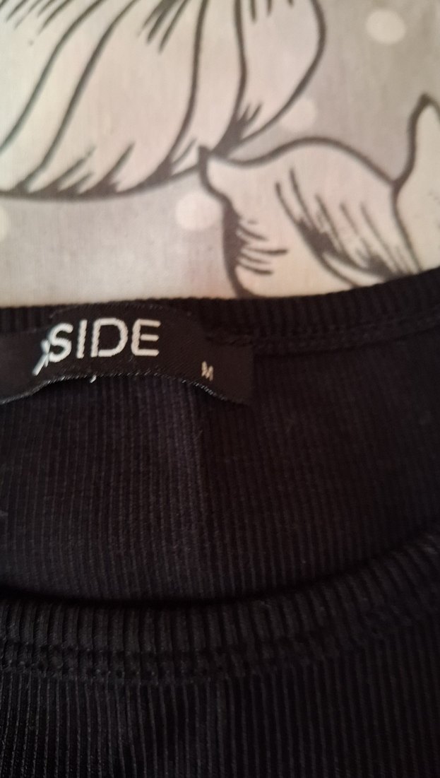 Siyah Kadın Triko Uzun Kollu Sweatshirt - Görsel 2