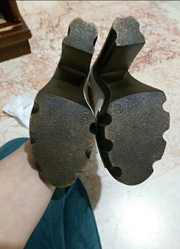 Kadın Kalın Topuk Ayakkabı - Görsel 4