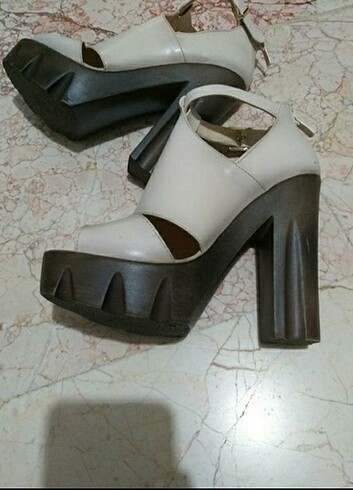 Kadın Kalın Topuk Ayakkabı - Görsel 5