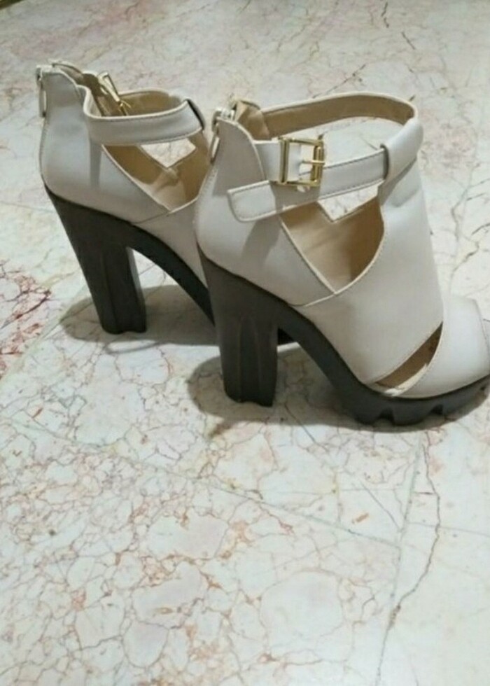 Kadın Kalın Topuk Ayakkabı - Görsel 2