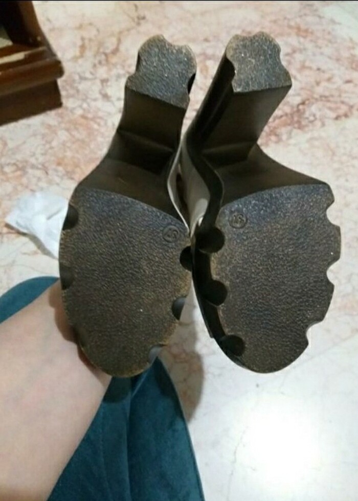 Kadın Kalın Topuk Ayakkabı - Görsel 4