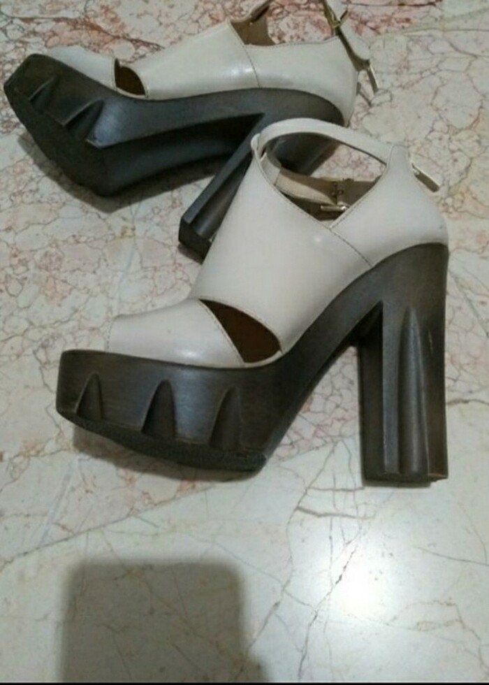 Kadın Kalın Topuk Ayakkabı - Görsel 5