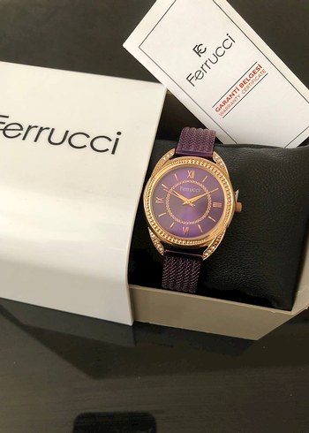 Ferrucci Mor Renkli Klasik Ferrucci Kadın Kol Saati