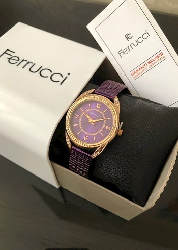 Beden Mor Renkli Klasik Ferrucci Kadın Kol Saati