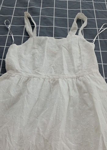 Diğer Beyaz, Fırfırlı, Uzun astarlı Elbise