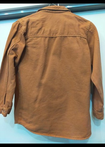 Erkek Çocuk Kahverengi Süet Fermuarlı Ceket - Görsel 5