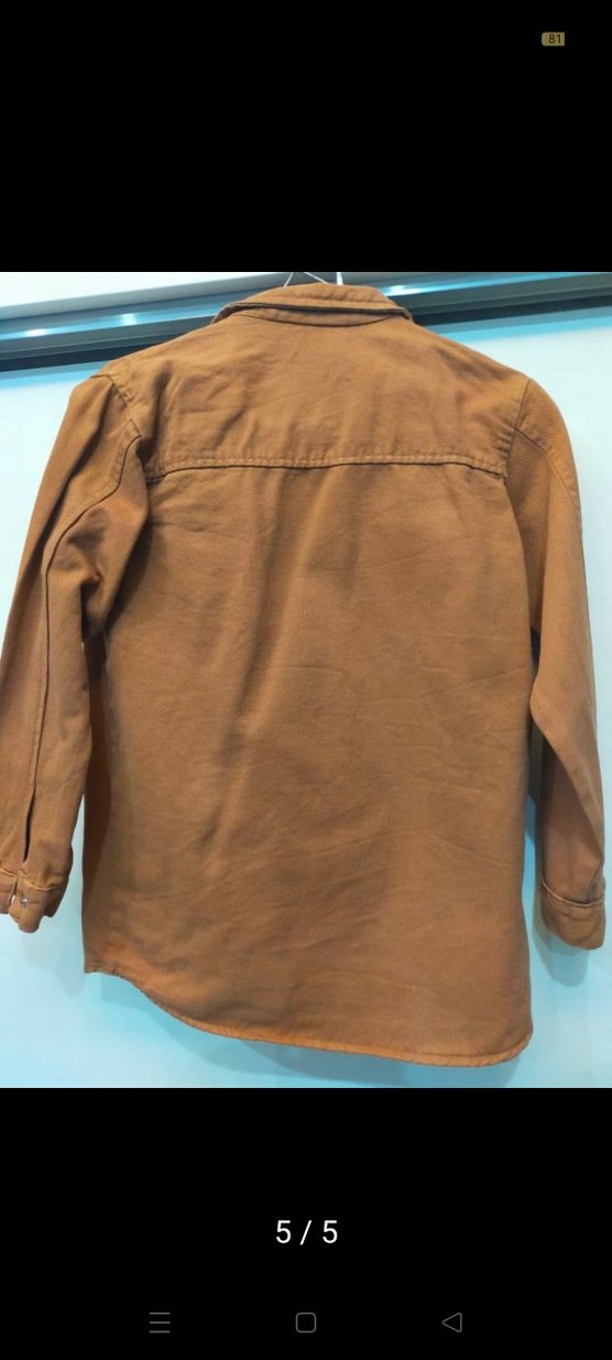 Erkek Çocuk Kahverengi Süet Fermuarlı Ceket - Görsel 5