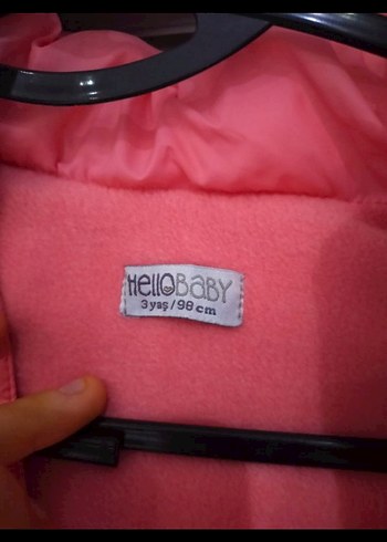 Kız Çocuk Kapüşonlu Fermuarlı Pembe Mont - Görsel 4