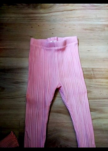 Pembe Pilili Uzun Kollu Bebek Kıyafet Seti - Görsel 2