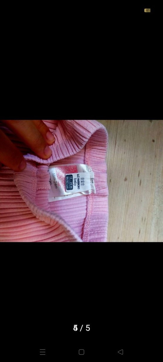 Pembe Pilili Uzun Kollu Bebek Kıyafet Seti - Görsel 5