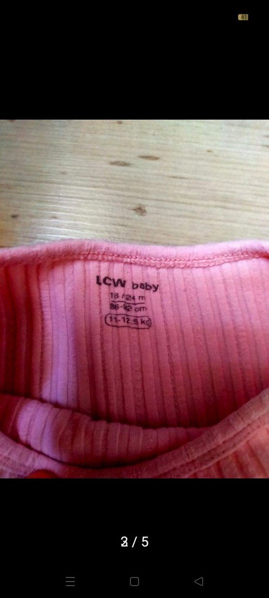 Pembe Pilili Uzun Kollu Bebek Kıyafet Seti - Görsel 3