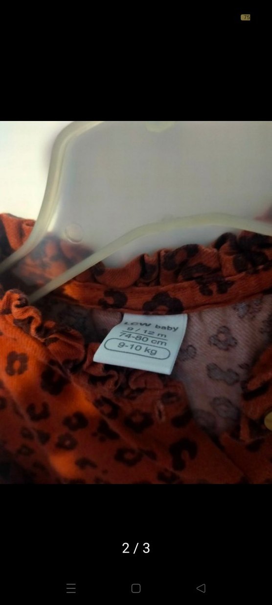 Kız Çocuk Düğmeli Bohem Elbise - Görsel 3