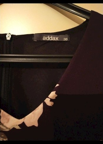 Mor Çiçek Desenli Bohem Mini elbise - Görsel 3