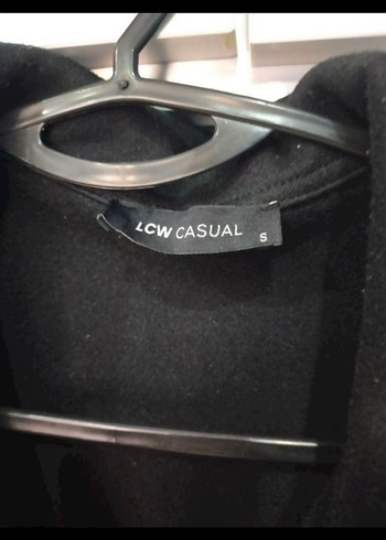 Düğmeli Siyah Midi Kadın Ceket - Görsel 5