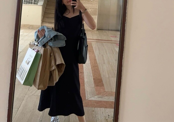 s Beden siyah Renk LCW elbise