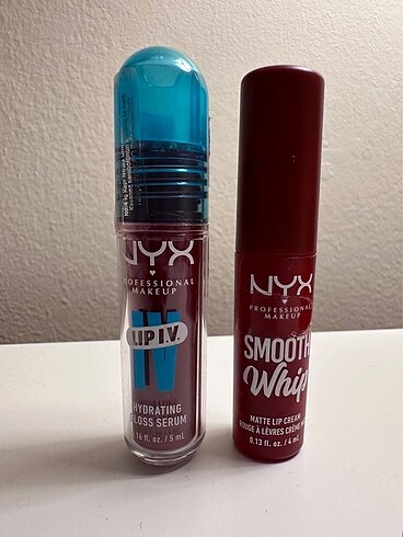 NYX Ruj Seti (Gloss Serum & Smooth Whip)