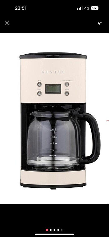 Vestel filtre kahve makinesi