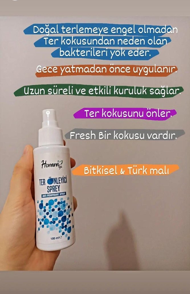 Homni Ter Önleyici Sprey 100 ml - Görsel 2