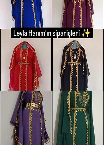Yöresel elbise kaftan 