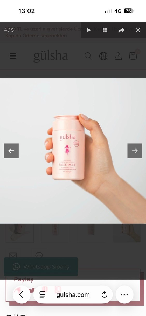 Gülsha Gül Tozu Peeling - Görsel 2